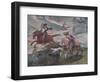 Detail from Hunting Scene, 1574-1581-Antonio Tempesta-Framed Premium Giclee Print