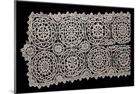 Detail from Lace Decorated with Rosettes, Beginning of 1600s-null-Mounted Giclee Print