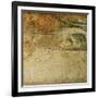 Detail from Leonardo's Last Supper: What Specialists Believed to be a Piece of Bread-Leonardo da Vinci-Framed Giclee Print