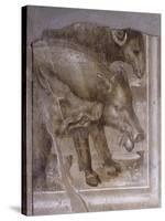 Detail from on Trajan's Column-Baldassare Peruzzi-Stretched Canvas