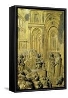 Detail from Panel-Lorenzo Ghiberti-Framed Stretched Canvas