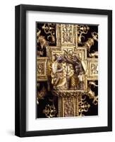 Detail from Silver-Gilt Cross, 1509-Battista Agnese-Framed Giclee Print