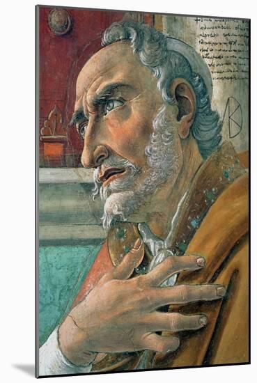 Detail from St. Augustine in His Study-Sandro Botticelli-Mounted Giclee Print