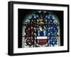 Detail from Stained-Glass Window in Turku Cathedral, Finland-null-Framed Giclee Print
