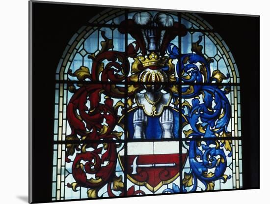 Detail from Stained-Glass Window in Turku Cathedral, Finland-null-Mounted Giclee Print