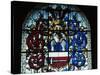 Detail from Stained-Glass Window in Turku Cathedral, Finland-null-Stretched Canvas