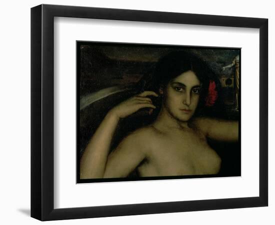 Detail from the Altarpiece of Love-Julio Romero de Torres-Framed Giclee Print