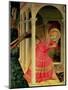 Detail from the Annunciation Showing the Angel Gabriel-Fra Angelico-Mounted Giclee Print