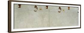 Detail from the Beethoven Frieze, 1902-Gustav Klimt-Framed Giclee Print