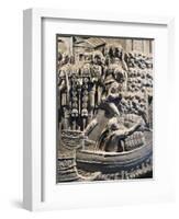 Detail from the Cast from Trajan's Column-null-Framed Giclee Print