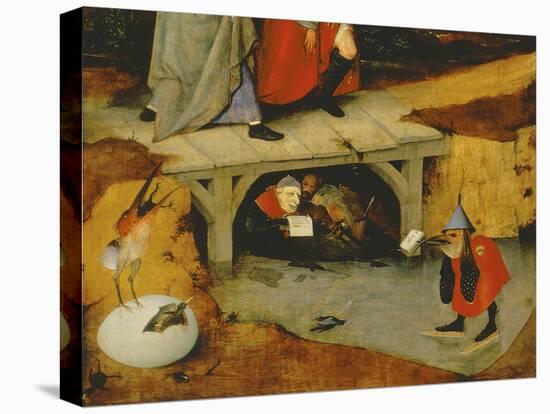 Detail from the Central Panel of Temptation of St. Anthony (Detail of 44162)-Hieronymus Bosch-Stretched Canvas