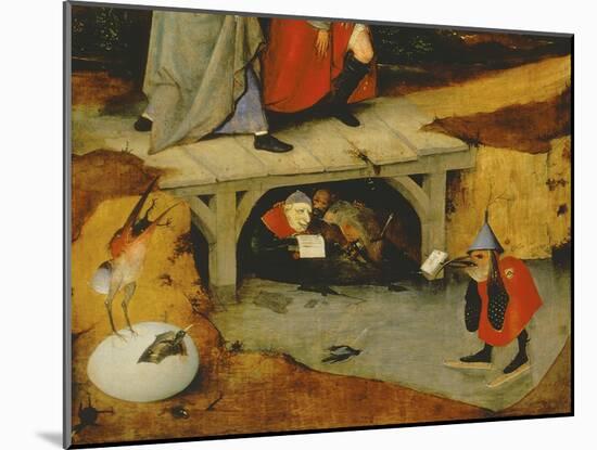 Detail from the Central Panel of Temptation of St. Anthony (Detail of 44162)-Hieronymus Bosch-Mounted Giclee Print