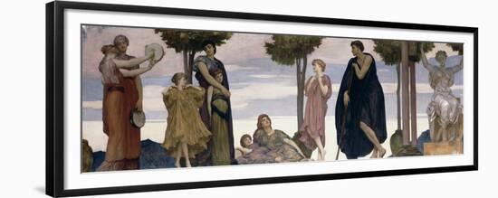 Detail from 'The Dance', C.1881-83-Frederick Leighton-Framed Premium Giclee Print