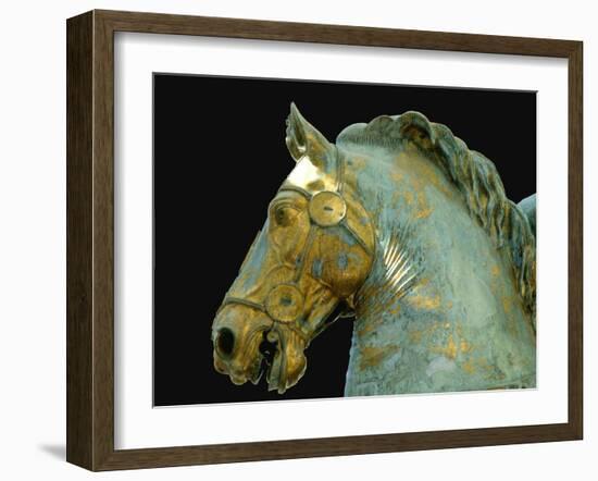 Detail from the Equestrian Statue of Marcus Aurelius-null-Framed Giclee Print