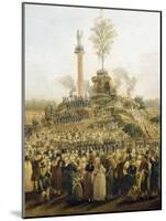 Detail from the Festival of the Supreme Being at the Champ De Mars, June 8, 1794-Pierre Antoine Demachy-Mounted Giclee Print