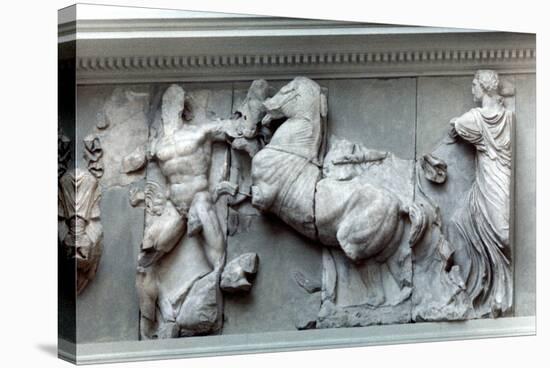 Detail from the Great Frieze of the Pergamon Altar, 180-159 BC-null-Stretched Canvas