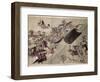 Detail from the Heiji scroll, Japanese, Kamakura period, 1185-1333-Werner Forman-Framed Photographic Print