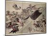 Detail from the Heiji scroll, Japanese, Kamakura period, 1185-1333-Werner Forman-Mounted Photographic Print