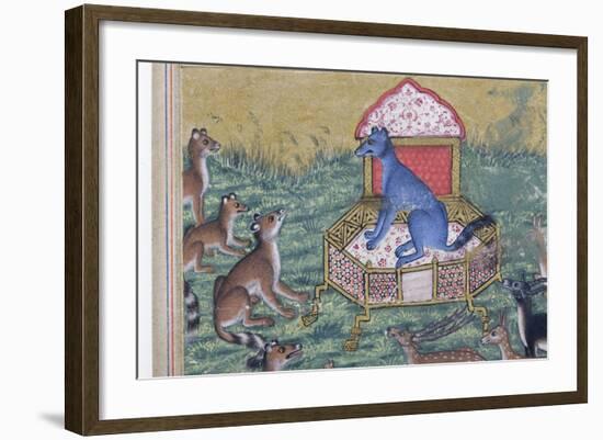 Detail from the Jackal Who Pronounced Himself King, C.1560-65-null-Framed Giclee Print