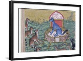 Detail from the Jackal Who Pronounced Himself King, C.1560-65-null-Framed Giclee Print