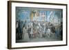 Detail from the Legend of the True Cross Showing Battle of Heraclius I Against Chosroes II-Piero della Francesca-Framed Giclee Print