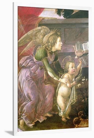 Detail from the Madonna Del Padiglione-Sandro Botticelli-Framed Giclee Print
