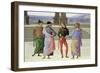 Detail From: the Marriage of the Virgin: Four Men, C. 1500-Pietro Vanucci Perugino-Framed Giclee Print