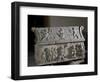 Detail from the Reliefs on the Sarcophagus of Saints Sergius and Bacchus, Early Christian Period-null-Framed Giclee Print