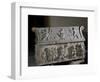 Detail from the Reliefs on the Sarcophagus of Saints Sergius and Bacchus, Early Christian Period-null-Framed Giclee Print