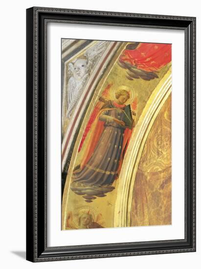 Detail from the Side of the Linaivoli Triptych Showing an Angel Holding a Portative Organ, 1433-Fra Angelico-Framed Giclee Print