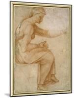 Detail from the Sistine Ceiling-Michelangelo Buonarroti-Mounted Giclee Print