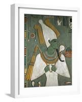 Detail from the Tomb of Horemheb, Valley of the Kings, Thebes, UNESCO World Heritage Site, Egypt-Richard Ashworth-Framed Photographic Print