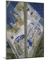 Detail from Vault in St Martial Chapel, Papal Palace in Avignon , with Frescoes, 1344-1345-Matteo Di Giovanetto-Mounted Giclee Print