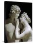 Detail from Venus and Adonis-Antonio Canova-Stretched Canvas