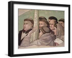 Detail from 'Vision of the Ascension of St. Francis, Bardi Chapel-Giotto di Bondone-Framed Giclee Print