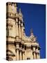 Detail Including Equestrian Statue of St. George by Rosario Gagliardi, Ragusa Ibla, Italy-Richard Ashworth-Stretched Canvas