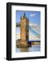 Detail London Tower Bridge River Thames-Veneratio-Framed Photographic Print
