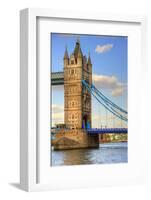 Detail London Tower Bridge River Thames-Veneratio-Framed Photographic Print