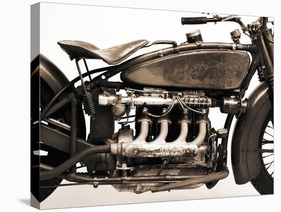 Detail of 4 cylinder Indian Ace, 1929-Markus Cuff-Stretched Canvas