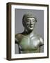 Detail of a Bronze Statue Depicting a Javelin Thrower-null-Framed Giclee Print