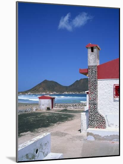 Detail of a Coastal Cottage, Calhau, Sao Vicente, Cape Verde Islands, Atlantic, Africa-Renner Geoff-Mounted Photographic Print