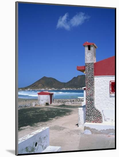 Detail of a Coastal Cottage, Calhau, Sao Vicente, Cape Verde Islands, Atlantic, Africa-Renner Geoff-Mounted Photographic Print