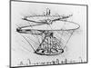 Detail of a Design For a Flying Machine, c.1488-Leonardo da Vinci-Mounted Giclee Print