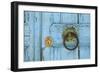 Detail of a Door in Sivas, South Coast, Crete, Greece, Europe-Christian Heeb-Framed Photographic Print