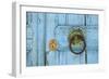 Detail of a Door in Sivas, South Coast, Crete, Greece, Europe-Christian Heeb-Framed Photographic Print