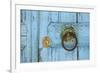 Detail of a Door in Sivas, South Coast, Crete, Greece, Europe-Christian Heeb-Framed Photographic Print