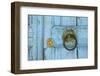 Detail of a Door in Sivas, South Coast, Crete, Greece, Europe-Christian Heeb-Framed Photographic Print