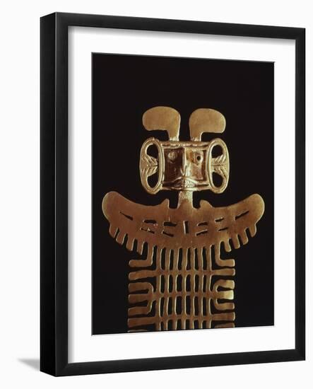 Detail of a Gold Breastplate, Artifact Originating from Tolima-null-Framed Giclee Print