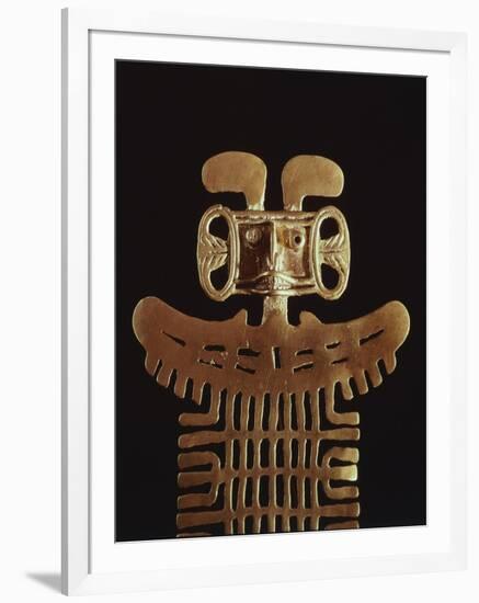 Detail of a Gold Breastplate, Artifact Originating from Tolima-null-Framed Giclee Print