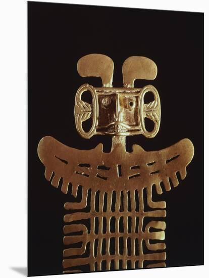 Detail of a Gold Breastplate, Artifact Originating from Tolima-null-Mounted Giclee Print